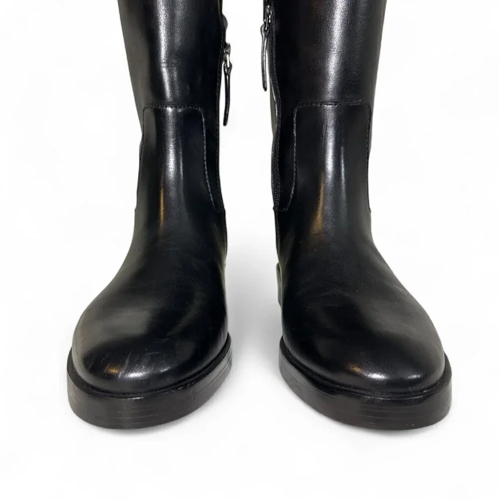 Tory Burch Flat Black Riding Boot Women's 7M NWOT